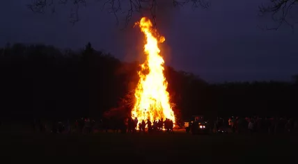 Easter bonfire