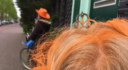 Wear orange on King's Day, Amsterdam 27 April 2018