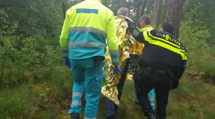 Wounded man found in forests near Strijbeek hours after accident, 10 May 2018