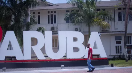 I heart Aruba in Oranjestad
