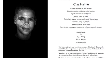 Commemoration for Clay Haime