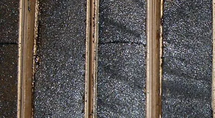 Oil sand as seen in drill cores