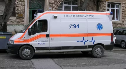 An ambulance in Croatia
