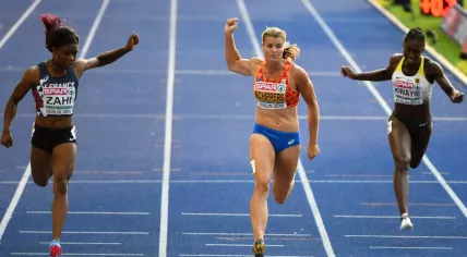 2018 European Athletics Championships Day 2 – Carolle Zahi, Dafne Schippers, Lisa Marie Kwayie