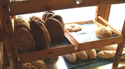 Bread in a bakery