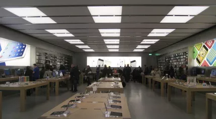Inside an Apple Store