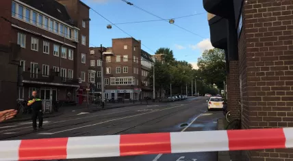 Explosive found at the door of a building on Jan Evertsenstraat in Amsterdam, 14 August 2018