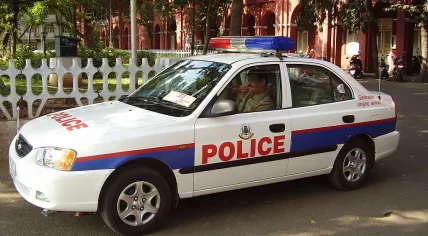 Chennai police car