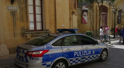 Police car in Malta