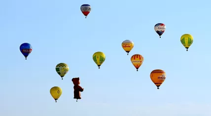 Hot air balloons