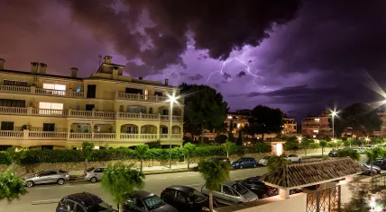 Stormy weather on Mallorca