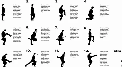 Silly Walk instructions