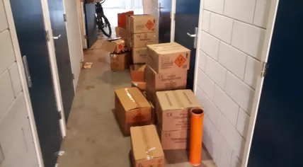 275 kilos of fireworks found at a home on Irene Vorrinkstraat in Hoofddorp, 17 Oct 2018