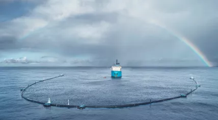The Ocean Cleanup system successfully installed in the Great Pacific Garbage Patch, 17 Oct 2018