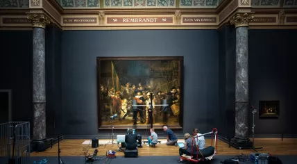 Preliminary research to The Night Watch by Rembrandt van Rijn before its restoration starts in June 2019