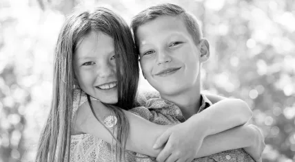 Bas Schipper and his sister Laura