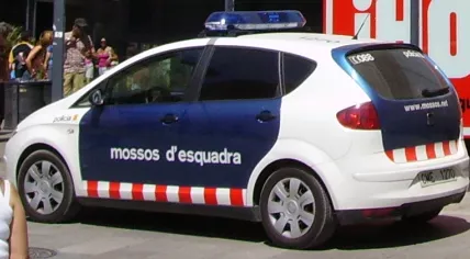 Catalan police car