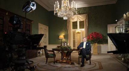 King Willem-Alexander at his Christmas Address in 2018