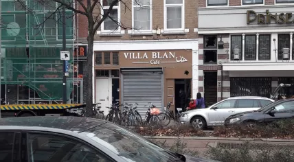 Explosion at sisha lounge Villa Blanca on Schiedamseweg in Rotterdam, 1 Dec 2018