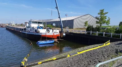 Drug lab found on a cargo boat in Moerdijk, 10 May 2019