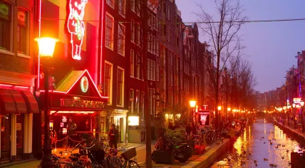 Red Light District in Amsterdam 
