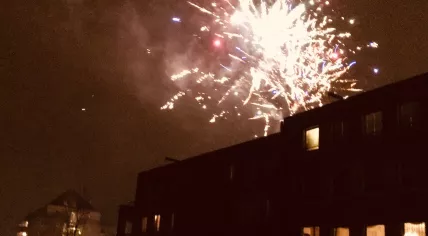 Fireworks in Amsterdam 