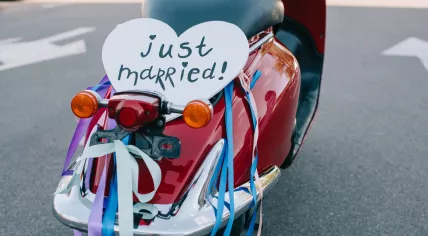 Just married