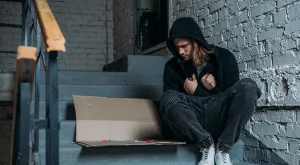 Homeless person