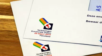 Flevoland voting passes for the 2019 Provincial States election, 20 March 2019