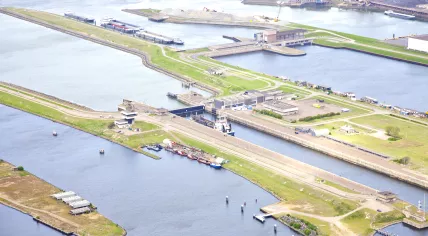 Sea lock at IJmuiden