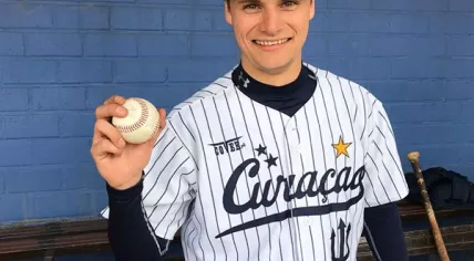 Misja Harcksen threw Dutch baseball's third perfect game in Rotterdam