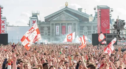 Ajax party in Amsterdam