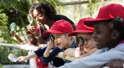 Kids on a field trip