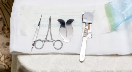 Tools for a circumcision