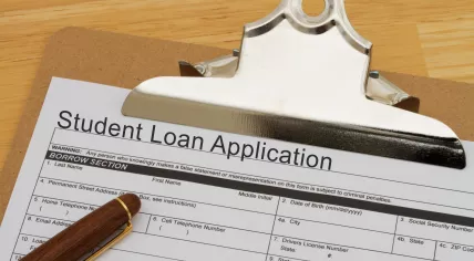 Student loan application 