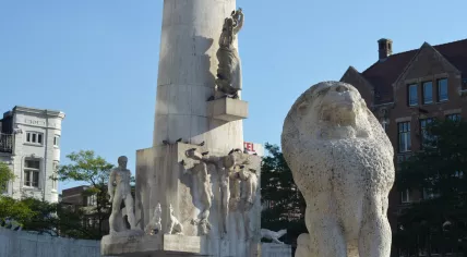 The National Monument on Dam Square in Amsterdam
