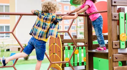 Playing kids