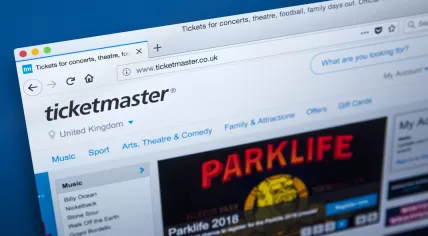 Ticketmaster website