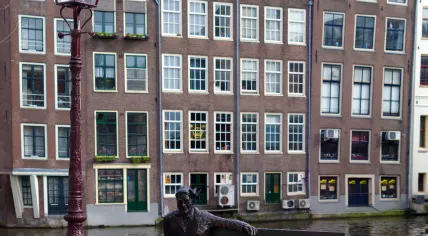 Monument in Amsterdam featuring Major Alida Bosshardt, a well-known leader in the Salvation Army in the mid- to late-20th century