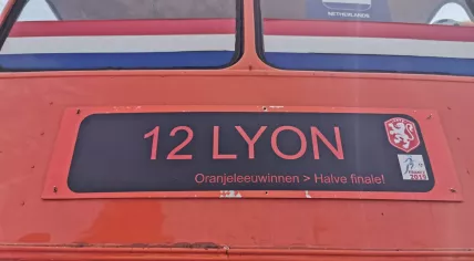 The Dutch Orange Bus at the 2019 World Cup