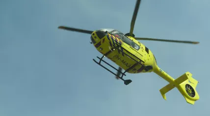 An air ambulance in the Netherlands 