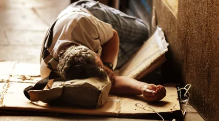 Homeless person