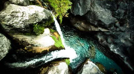 Waterfall in the Sapadere Canyon in Alanya, Turkey