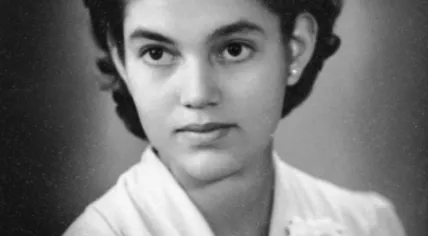 Studio portrait of Jan O'Herne taken shortly before she was interned by the Japanese Imperial Army after its capture of Java on 8 March 1942