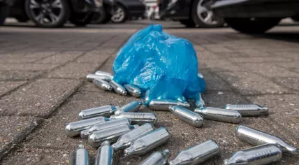 Laughing gas canisters 