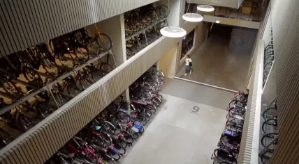 Bike garage at Utrecht Centraal