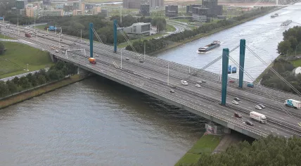 The Galecopper Bridge over the Amsterdam Rijnkanaal on the A12 in Utrecht