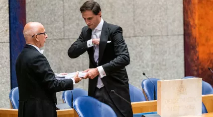 Finance Minister Wopke Hoekstra presents the 2020 national budget to the Tweede Kamer, 17 Sept 2019