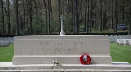 WWII military cemetery in Oosterbeek for soldiers who died in the Battle for Arnhem