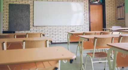 Empty classroom